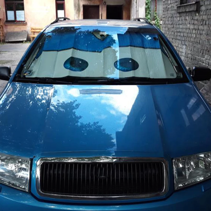 4 цвета глаза с подогревом лобовое стекло солнцезащитные шторы для машины Окно чехол для экрана солнцезащитный козырек авто солнцезащитный щиток для автомобиля-Чехлы автомобиля Солнечная защита