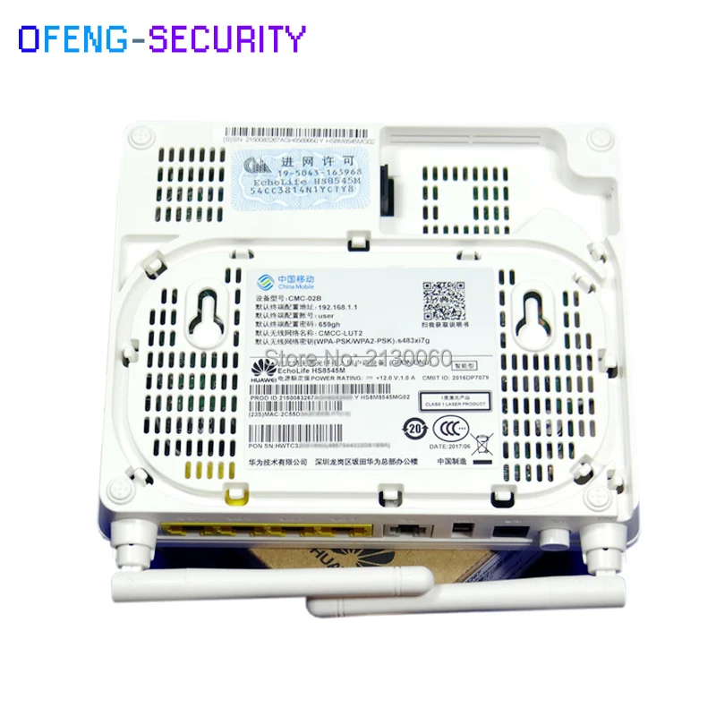 Подержанный 99% новый Huawei HS8545M GPON ONU 1GE + 3FE 1TEL USB Wifi оптический сетевой терминал de red