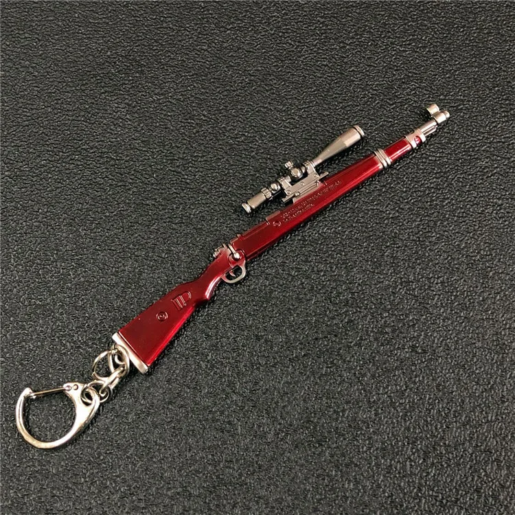 

Game Style Kar98K Model Key Chain Toys Gun Keychain 98K Key ring for player children