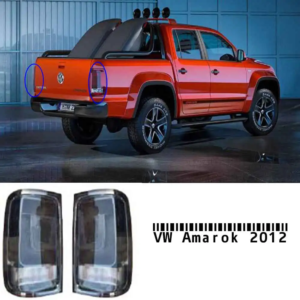 

For VW Amarok 2012- Smoke Tail Lights Rear Lamps PAIR Left + Right