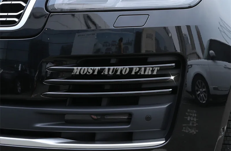 ABS передний бампер решетка вентиляционное отверстие Накладка для Land Rover Range Rover L405 серебро/черный
