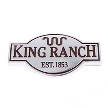 Door Tailgate King Ranch Emblem Logo Sticker For 2011-2017 Ford Expedition F150 F250 F350 F450 oil cooler kit for ford 6 4l powerstroke diesel engine f250 f350 f450 8c3z6a642a