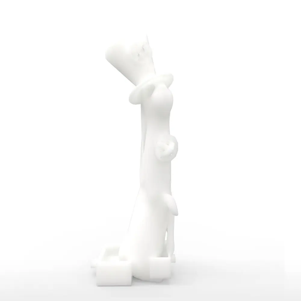 

Tooarts Abstract Rabbit 3D Printed Sculpture Home Decoration Alice in Wonderland Rabbit Statues & Sculptures