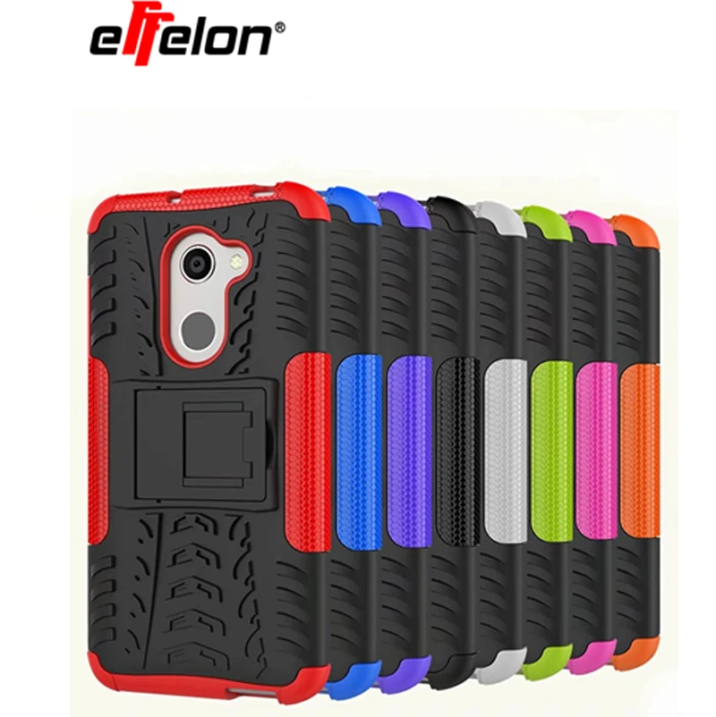 

effelon For Alcatel A3 5.0" Case TPU + PC Dual Case Protective Back Cover Hard Silicone Armor Case For Alcatel A3