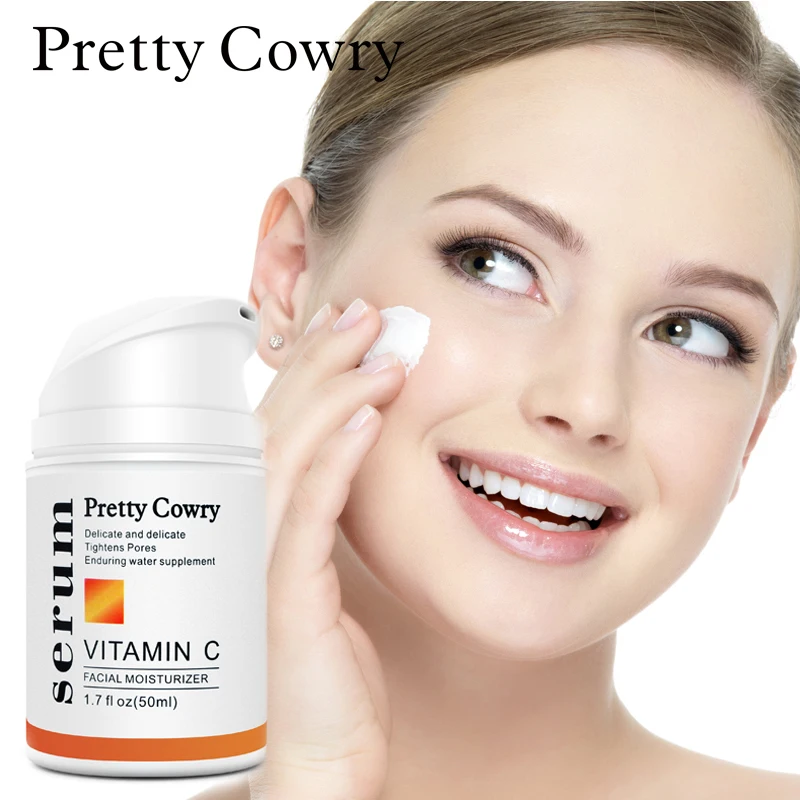 PRETTY COWRY антивозрастной витамин c20 отбеливающая Сыворотка для крема для лица