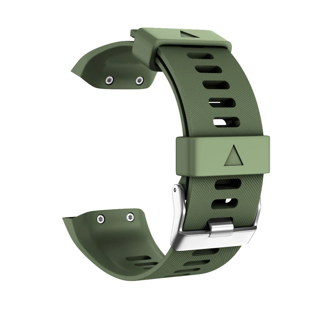 Силиконовые часы ремешок браслет+ инструмент винты для Garmin Forerunner 35-Drop - Цвет: Army Green