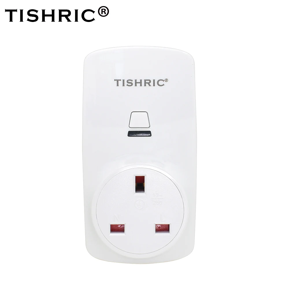 Tishric T30 10A WiFi умная розетка AU/FR/EU/UK/US Беспроводная штепсельная розетка основной умный переключатель поддержка Alexa Google IFTTT - Комплект: UK plug