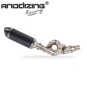 

Motorcycle modified stainless steel roundabout middle pipe with exhaust For Kawasaki Z800 2012-2016 Slip-On