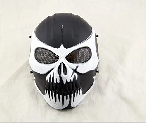 

Skull Skeleton Airsoft Paintball Protect Game Face Guard Mask
