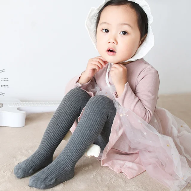 Infant Baby Girl Stockings Newborn Knitted Cotton Warm Panty Pants Angel Lovely Wing Solid Color