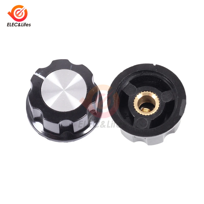 

5Pcs Rotary Potentiometer Knob Kit for Hole 6mm Dia MF-A01 MF-A03 Potentiometer Switch Knobs Caps Electronic DIY Parts