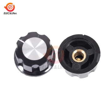 

5Pcs Rotary Potentiometer Knob Kit for Hole 6mm Dia MF-A01 MF-A03 Potentiometer Switch Knobs Caps Electronic DIY Parts