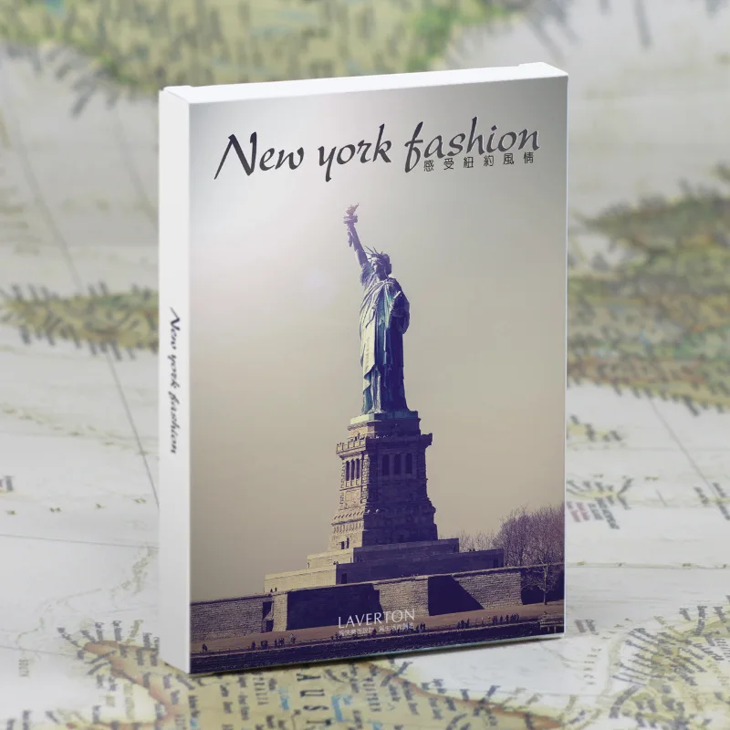 30 Sheets/Set Travel Around The World Paper Postcard Greeting Card City Landscape Postcard mini greeting cards,message cards