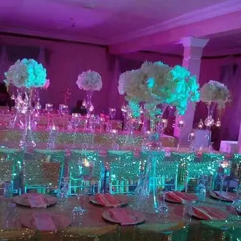

sent by EMS only )new comming Wedding flower stand Acrylic Crystal Table Centerpiece wedding decoration