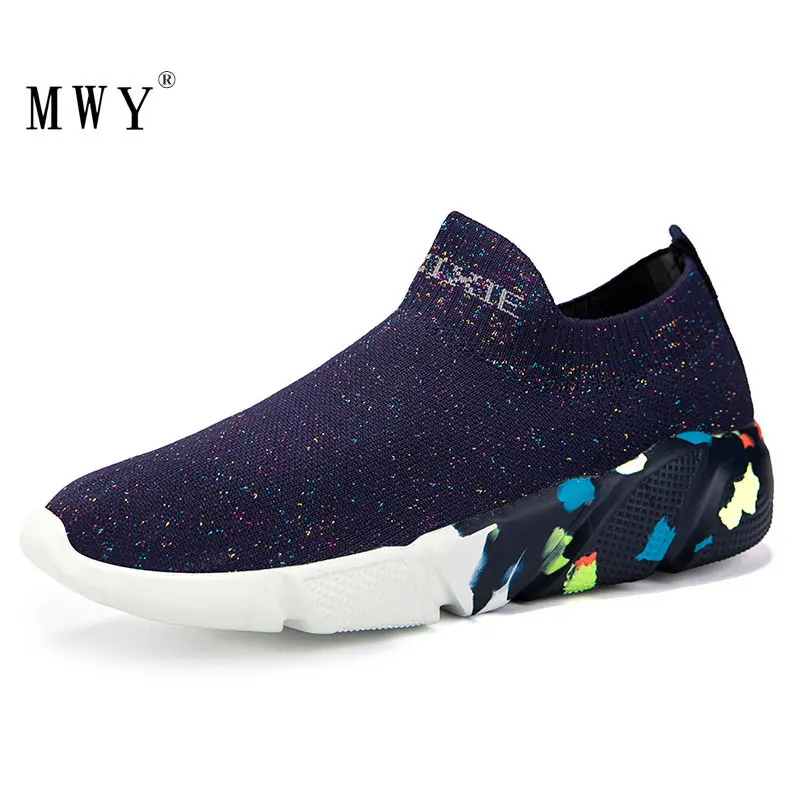 MWY/модные парные камуфляжные носки; Повседневная обувь; Schoenen Vrouw; тканевые кроссовки; Женская дышащая мягкая Вулканизированная обувь