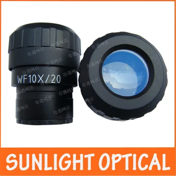 

WF10X/20mm Adjustable Zoom Wide Angle Optical Eyepiece Lens Stereo Microscope with Mounting Size 30mm for School Laboratory