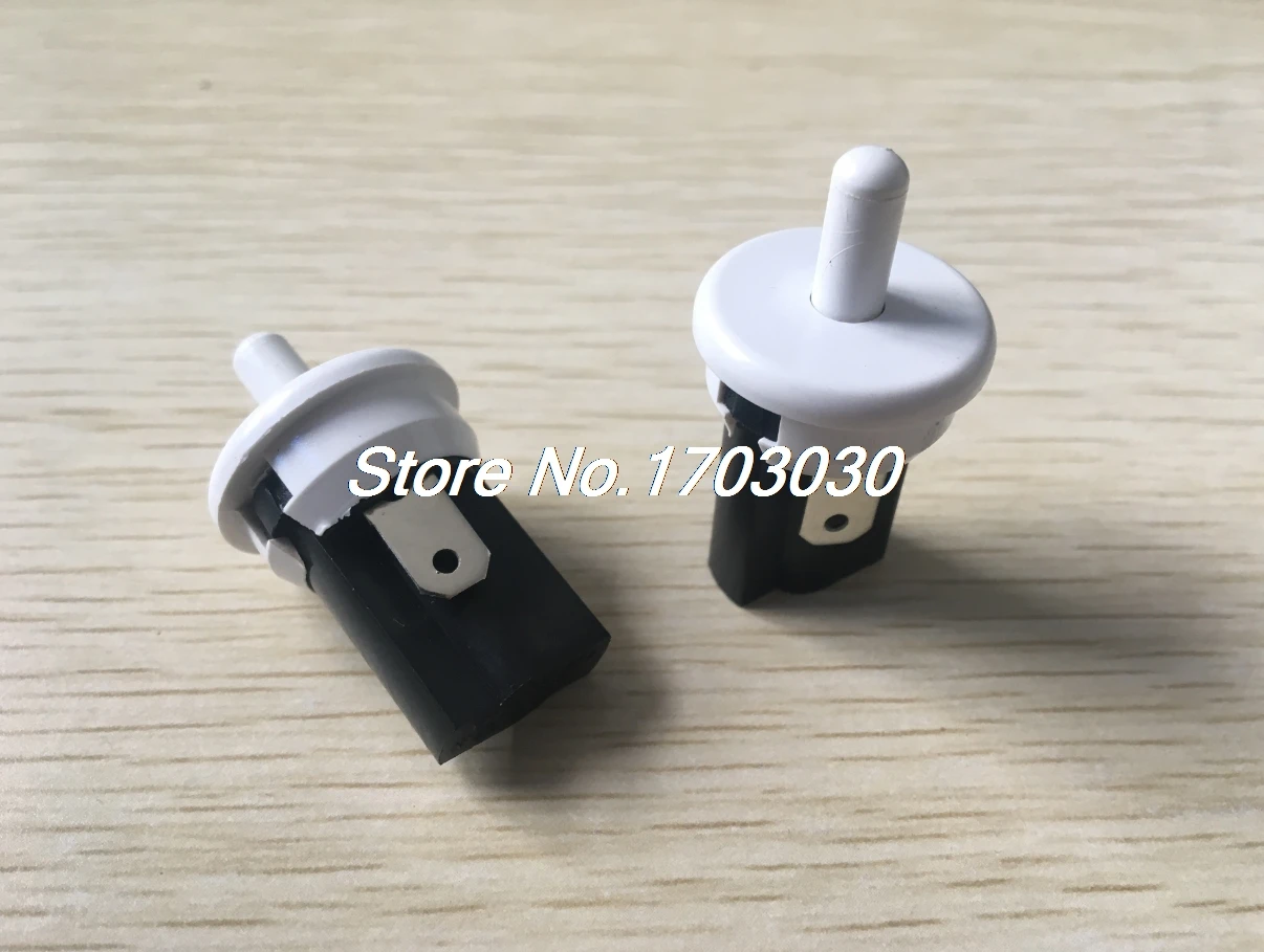 

2 Pcs PBS-05 250V 3A Normal Close Plunger Type Refrigerator Door Switch