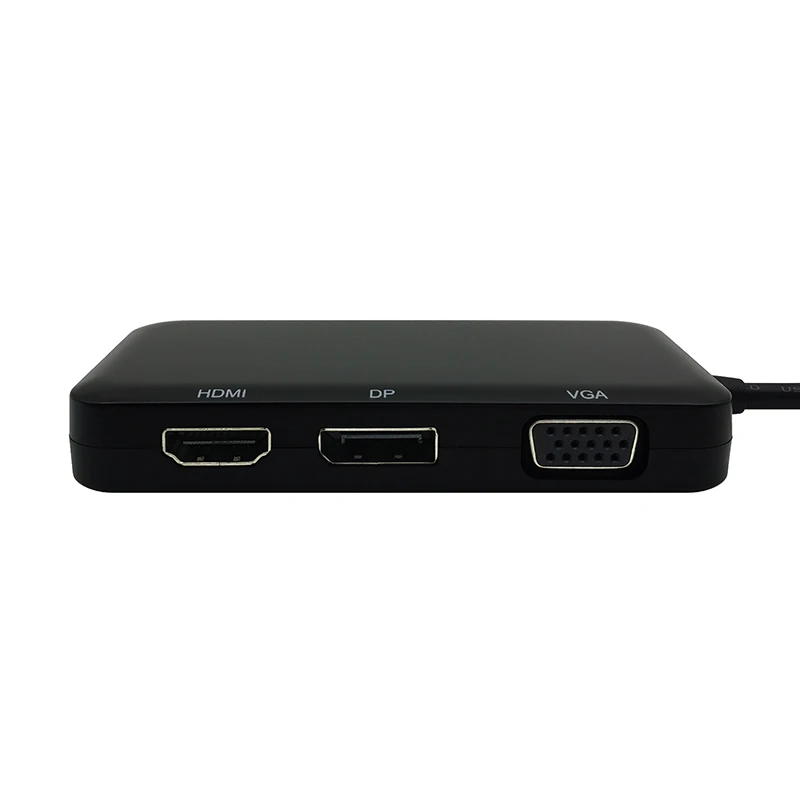 USB C Type C to HDMI VGA DVI DP DisplayPort Adapter USB 3.1 USB-C Type-C to Display Port Converter for Macbook Chromebook Pixel (3)
