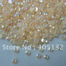NRR08-L. Персик 20000 шт./пакет 2 мм светлый персик AB Смола горный хрусталь ногтей стразами с грани Акриловые горный хрусталь