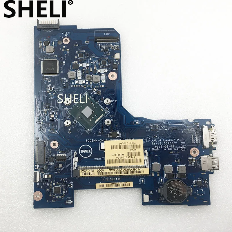 SHELI لديل اللوحة 6KW6N 06KW6N AAL14 LA-C571P انسبايرون 5552 N3050 اللوحة المحمول