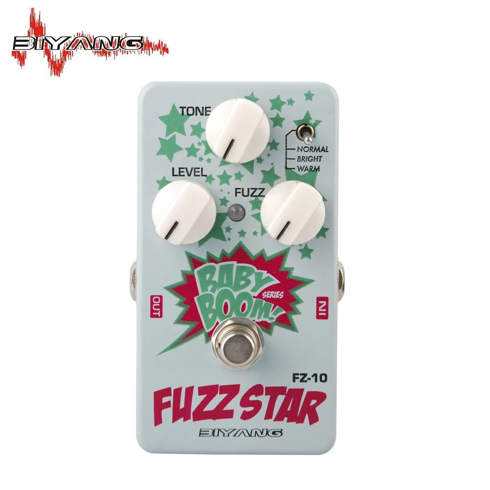 Biyang baby boom FZ-10 педаль эффектов для электрогитары три Модели Fuzz Star Distortion True Bypass Музыкальные инструменты 250 D