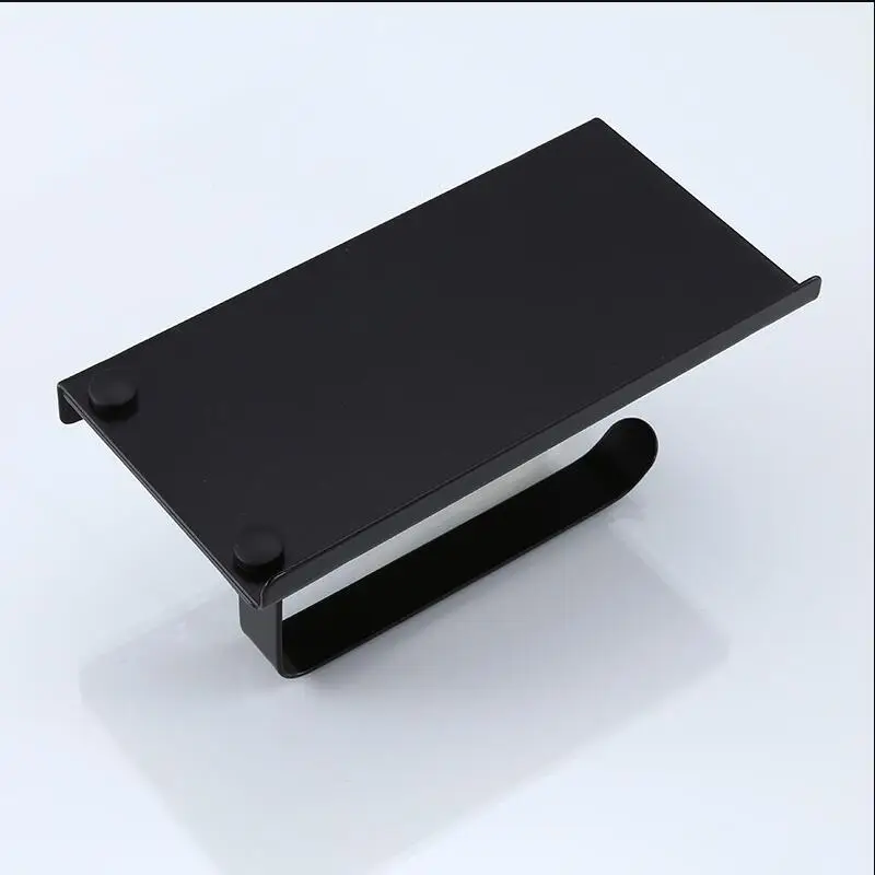 Stainless Steel Bathroom Paper Holder with Shelf Bathroom Paper roll Holder Gold Towel Rack Toilet Tissue Box
