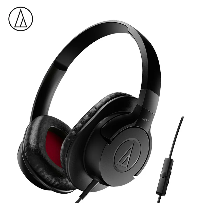 Оригинальные проводные наушники Audio Technica ATH AX1iS с пультом дистанционного