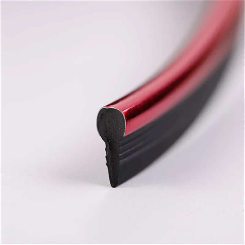 5M Car Interior Decoration Strips Auto Dashboard Mouldings Trim Vehicle Door Edge Decorative Strip Universal Auto Accessories