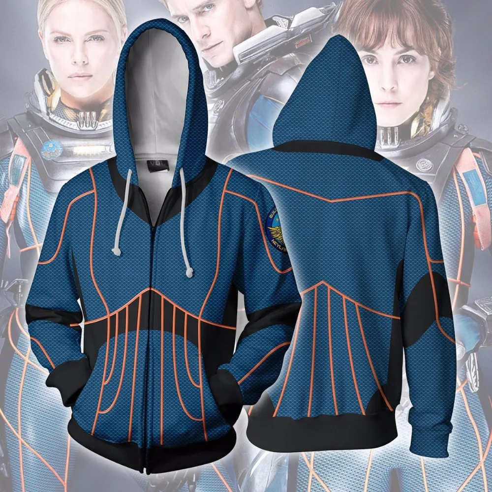 

3d Digital Printing Prometheus Alien Sweatshirts Hoodie Movie Hoodie Jackets Coat Cosplay Costumes Clothing top