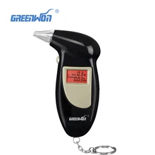 Quick Response Professional LCD Alcohol Tester Digital Alcohol Detector Breathalyzer 2017 Police Alcotester Backlight Display