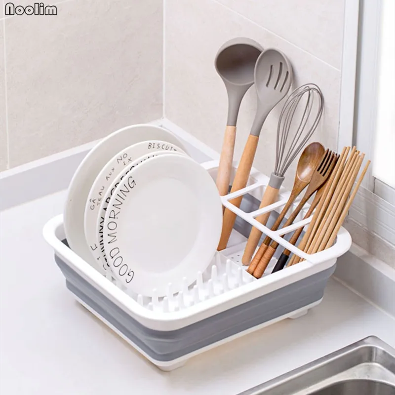 

Foldable Kitchen Plate Dishes Draining Rack Dish Drainer Kitchen Tableware Drying Rack Kitchen Organizer Plates Holder Dish Rack
