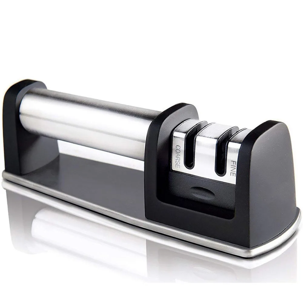 Best Manual Stainless Steel Knife Sharpener for Straight and Serrated