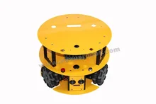3WD 100mm Omni Wheel Mobile arduino font b Robot b font font b Kit b font
