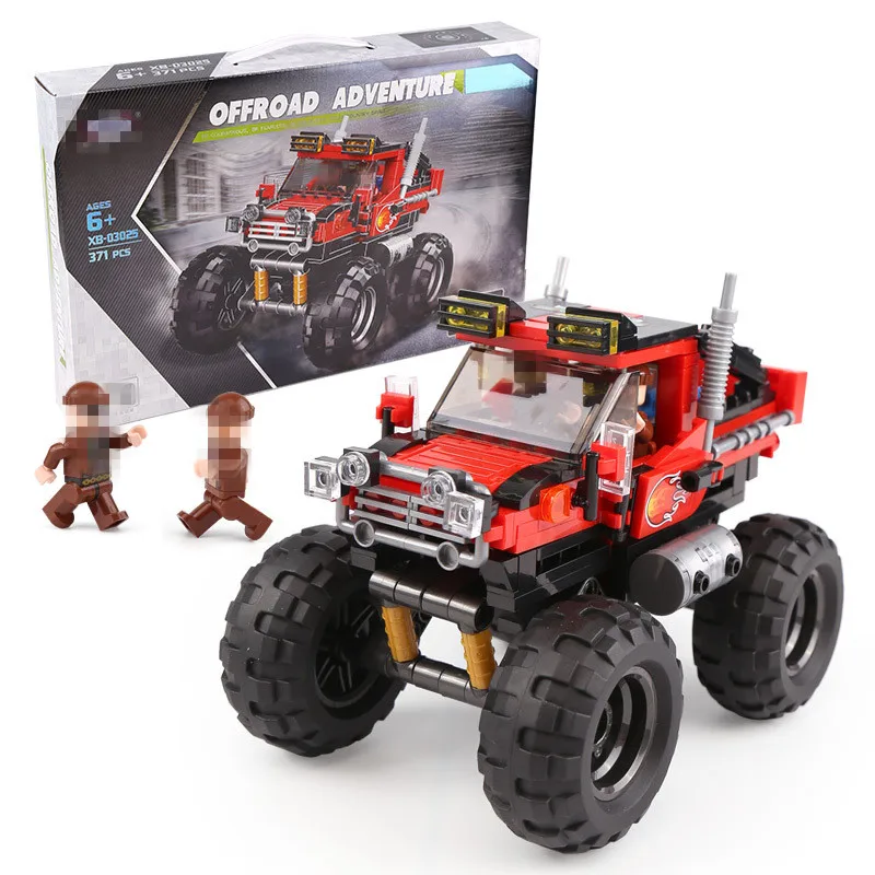 

Fit Legoingy Technic Super Big Foot Red Car Set Off-Road Vehicle Model Building Blocks Bricks Toy for Boy Educational Children