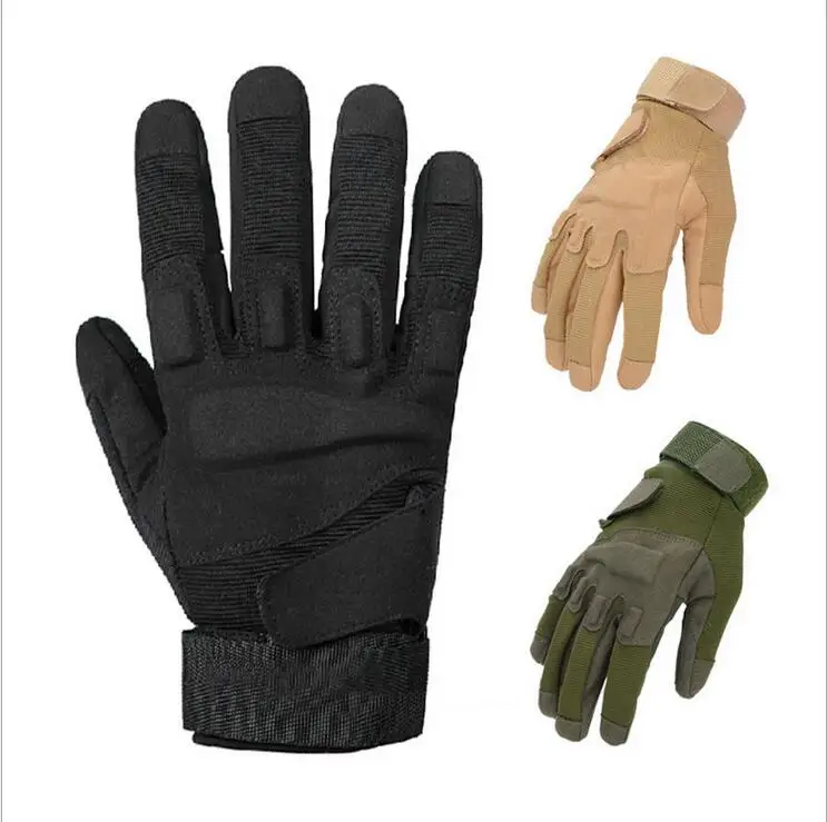 

by dhl or ems 100 pairs Military Outdoor Sports Bicycle Airsoft Paintball Army Full Finger Gloves