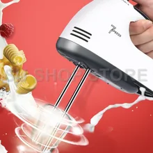 7 Скорость тесто ручной миксер яйцо колотушки Еда Блендер многофункциональный Еда процессор ультра Мощность Электрический Кухня смеситель 150W