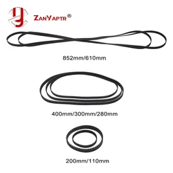 3D printer Belt Closed Loop Rubber GT2 Timing Belt 2GT-6 200mm 110/188/200/280/300/400/610/852 Width 6mm For UM2 Ender 3 Voron