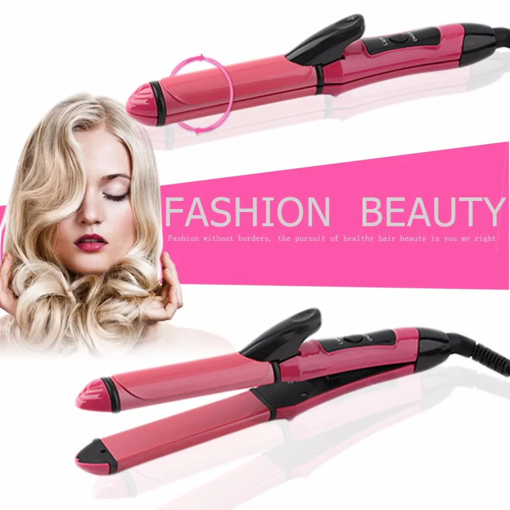 

Professional Automatic Wet Dry Dual Use 2 In 1 Hair Straightener Curler