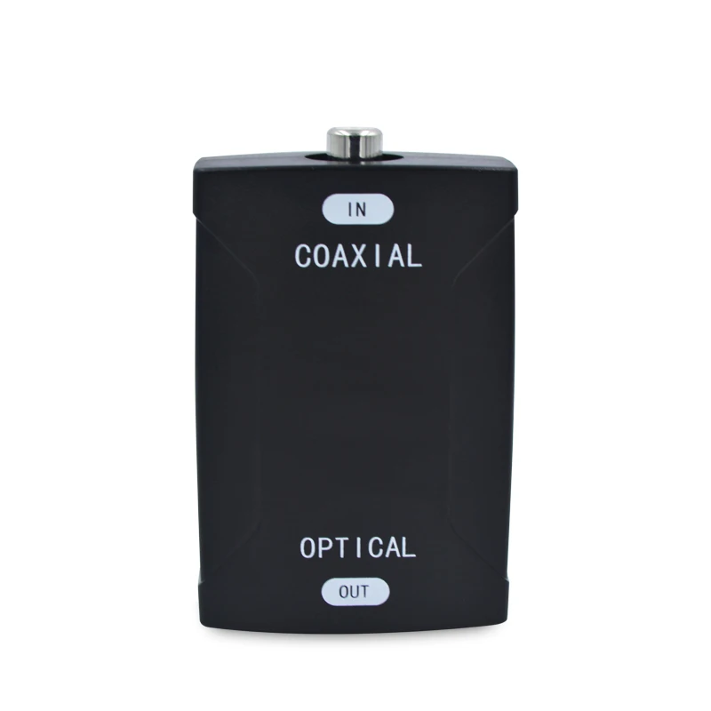 

HOT Digital Coax Coaxial RCA to Optical TOSlink SPDIF Digital Audio Converter Adapter Support Dolby AC-3,Dolby 5.1 and DTS Sound