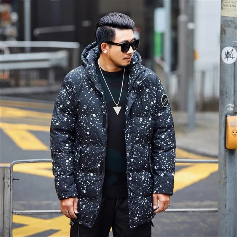 Новое Брендовое пальто большого размера XXL-5XL 6XL 7XL мужское цветочное толстое