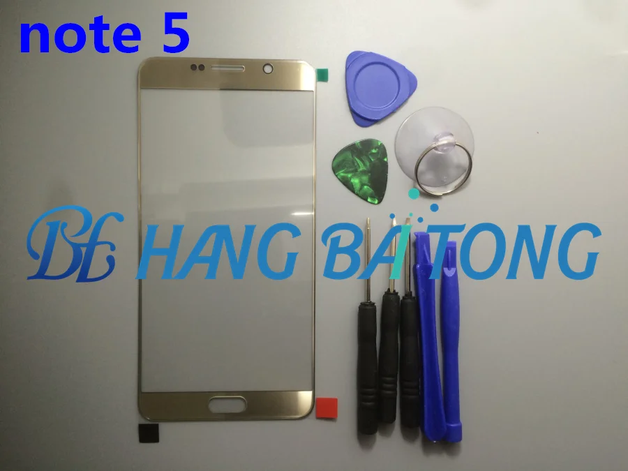 

Replacement Original new LCD Front Touch Screen Outer Glass Lens For Samsung Galaxy NOTE 5 N920 N920F+Sticke+Tool