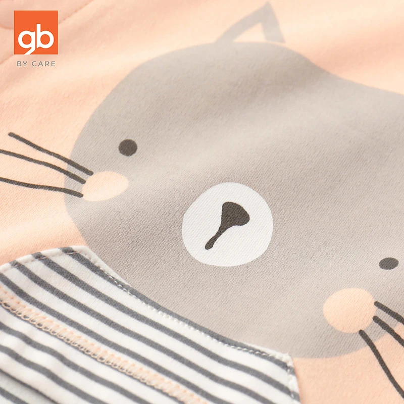 Goodbaby/детский хлопковый Мягкий комбинезон для мальчиков и девочек с длинными