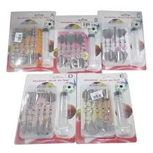3D Желе торт иглы Советы 5 компл. DIY желатин искусство цветок иглы выпечки Кондитерские инструменты с шприц желе из нержавеющей стали советы