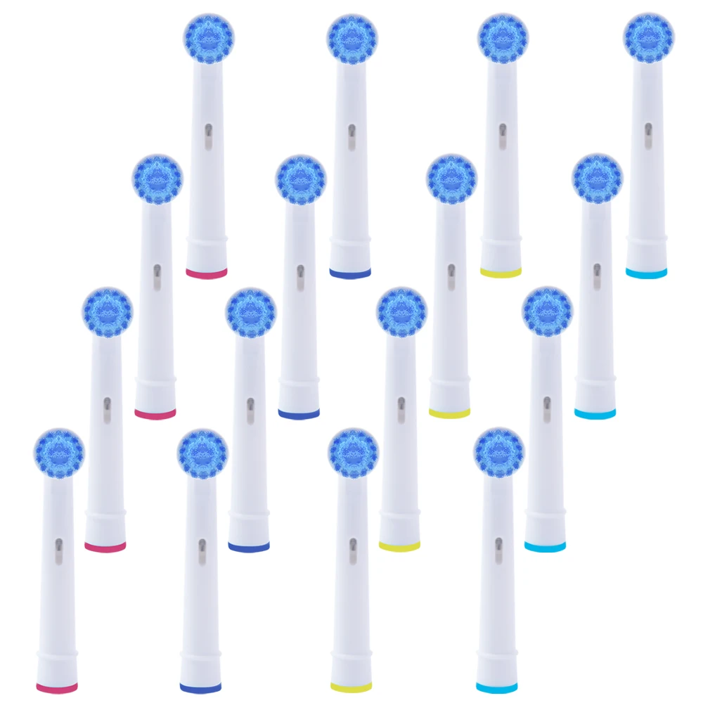 

16 Pcs Electric Replacement Toothbrush Heads for Oral-B Compatible with Power/Pro health/Triumph/3D Excel/Dual Clean vitality