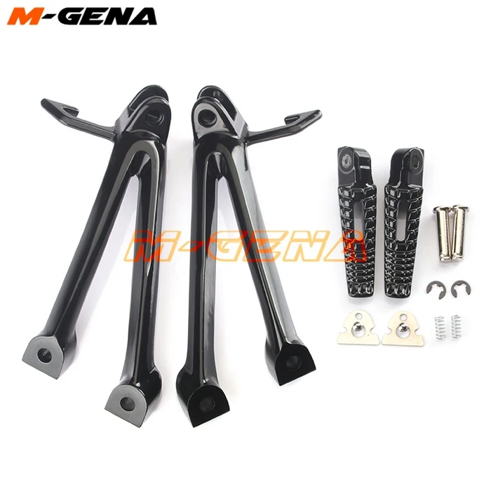 Rear Footpegs Foot Pegs Footrest Pedals Bracket For GSXR600 GSXR750 GSX600R GSX750R GSX-R650 GSX-R750 K6 2006-2007 06 07