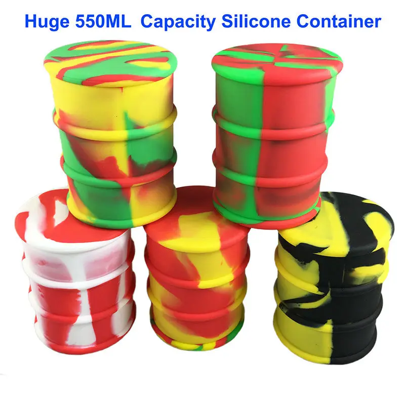 550 мл Самый дешевый силиконовый контейнер для воска банка bho контейнер 350 г