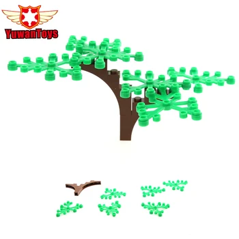 

5pcs MOC City Modle Blocks Giant Tree The towering Branches Of Trees Are Flourishing Action Figure Creative Toys For Childre