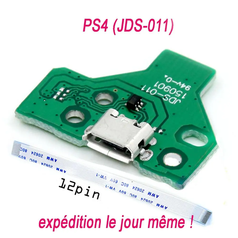

USB Charging Dock Plug Socket Port Connector Charge Board Flex Cable for PS4 Controller