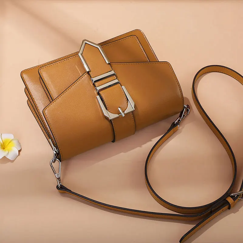 2018 Korean version of the new style handbags leather fashion wild