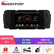 AVGOTOP Android 9 автомобильный Радио dvd-плеер для CHRYSLER JEEP DODGE 2G 16G gps Мультимедиа